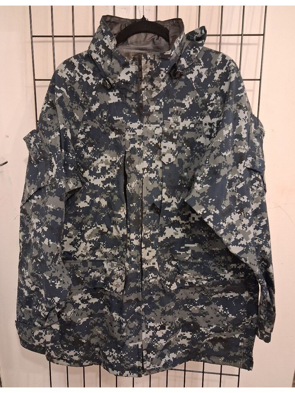 U.S. NAVY USN NWU TYPE I GORE-TEX PARKA BLUEBERRY DIGITAL